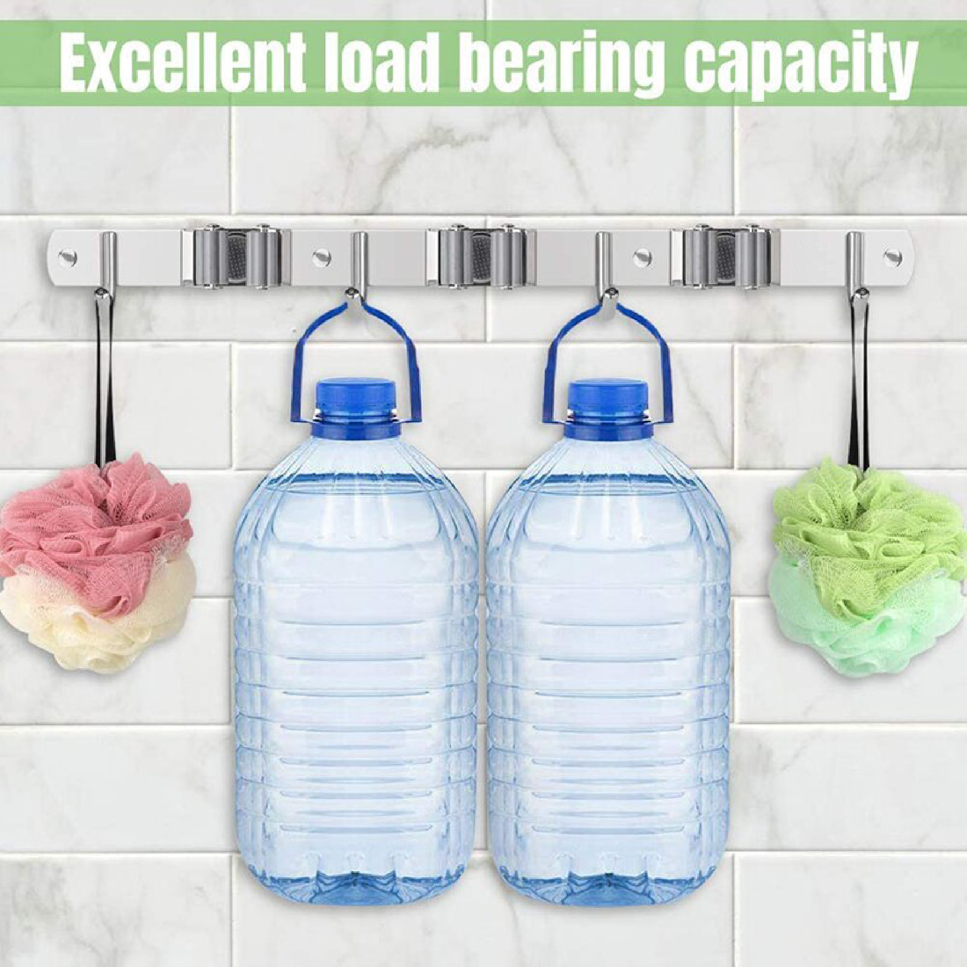 Miniatura 4 de Soporte Organizador De Escobas Acero